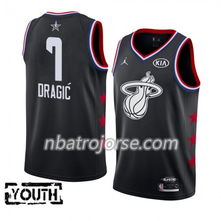 Barn Miami Heat Tröja Goran Dragic 7 2019 All-Star Jordan Brand Svart Swingman